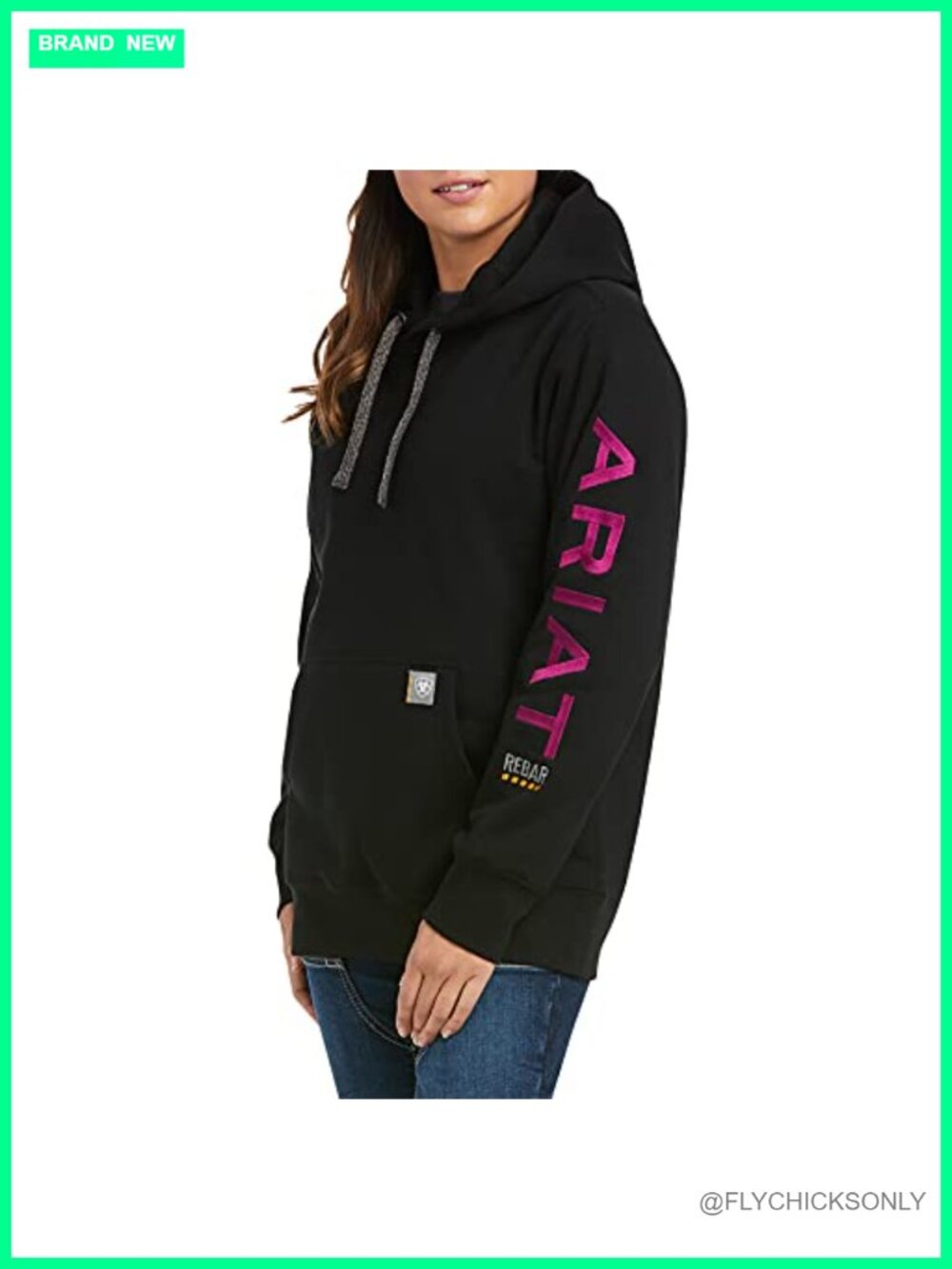 Rebar Graphic Hoodie Fleece Water-Repellent Pullover Work Hoodie